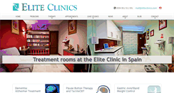 Desktop Screenshot of eliteclinics.com